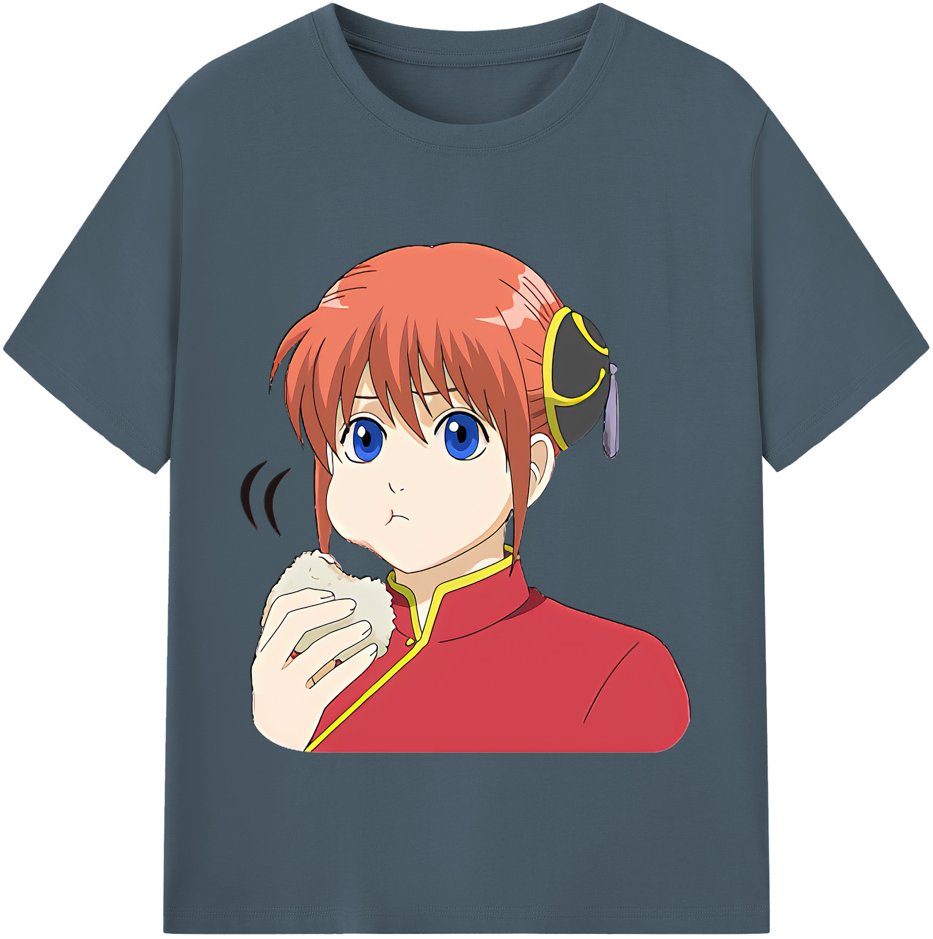 （画像用） ぎんたま 坂田銀時（さかたぎんとき） 神楽 志村新八（しむら しんぱち） GINTAMA Sakata Gintoki Kagura Shimura Shinpachi 綿100％半袖Tシャツ（フロントプリント）